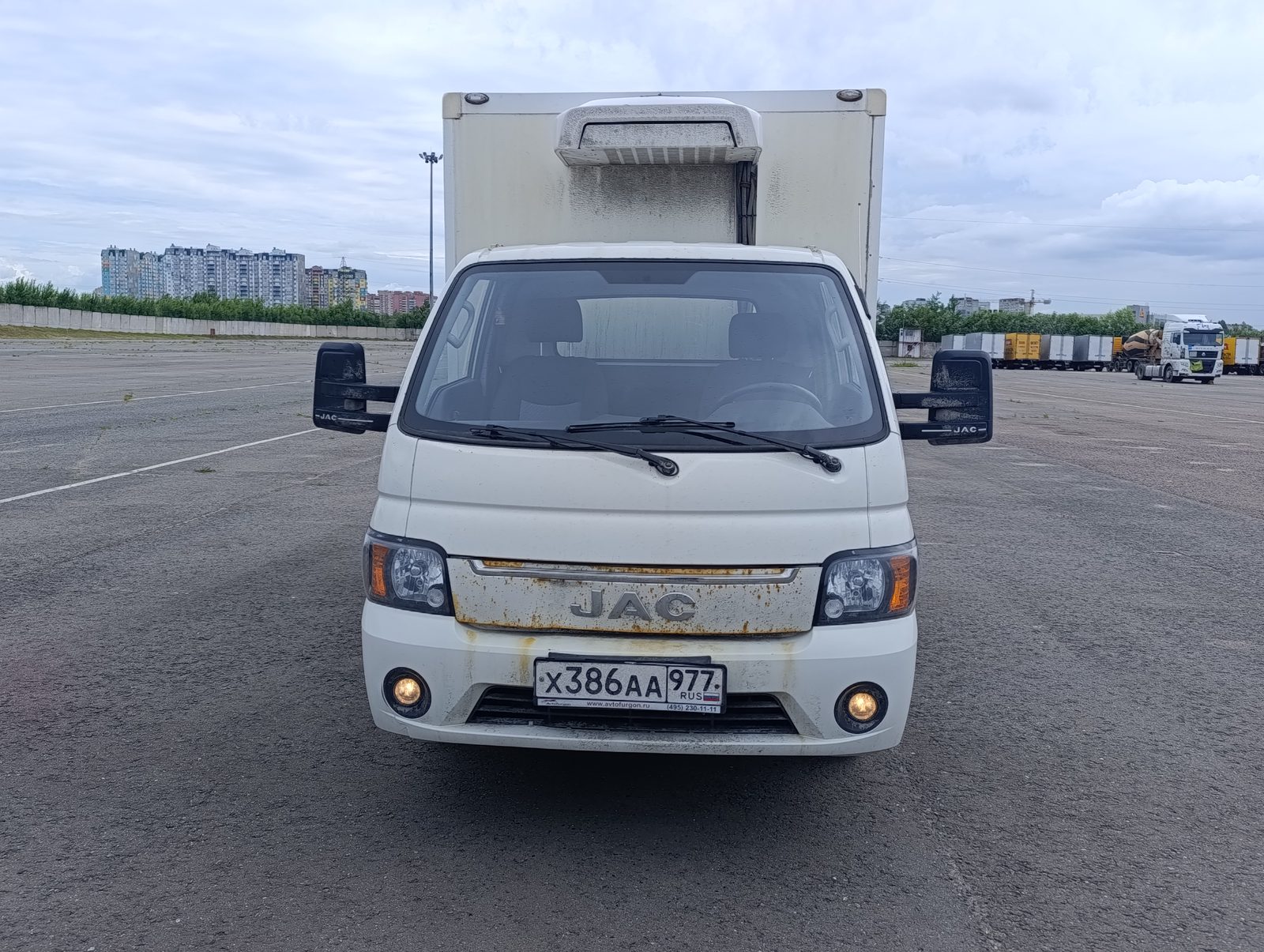 Центртранстехмаш АФ-77 на шасси JAC N35 Изотермический/рефрижератор