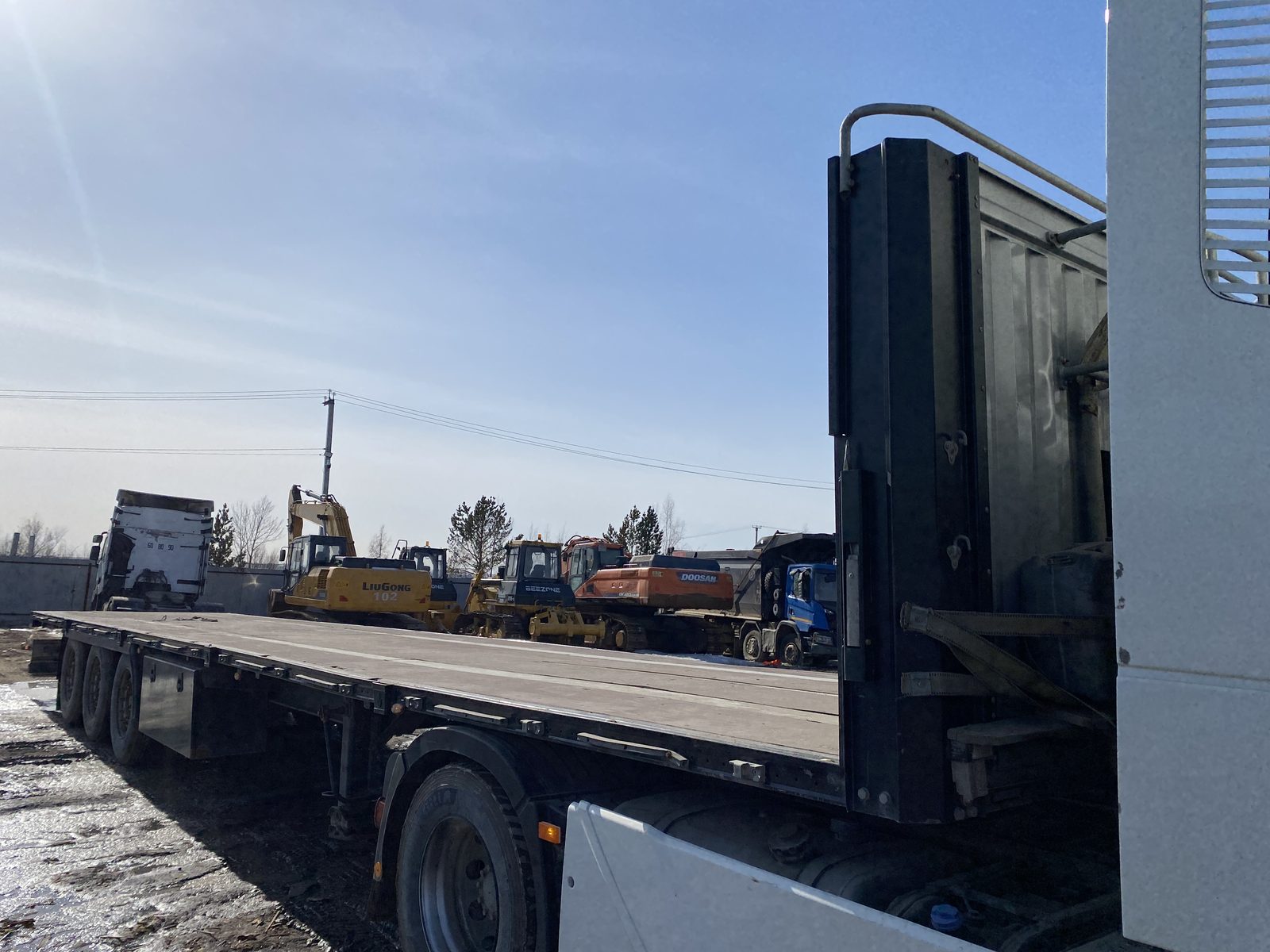 MAN S Полуприцеп бортовой