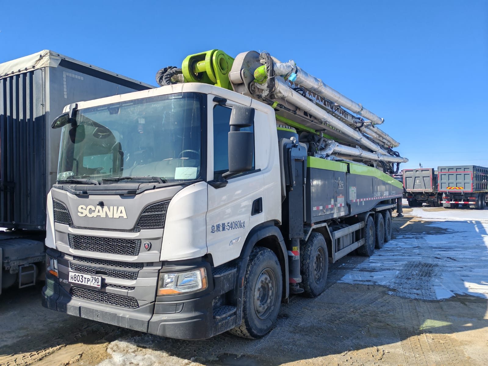 Scania P 10x4 Автобетононасос