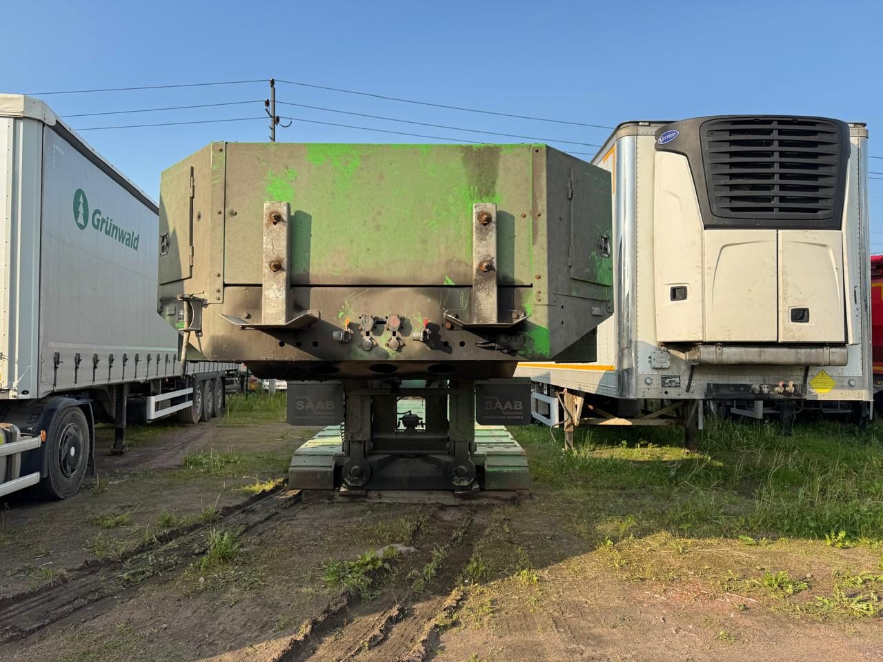 ПКФ 9893* Полуприцеп тяжеловоз 3 оси