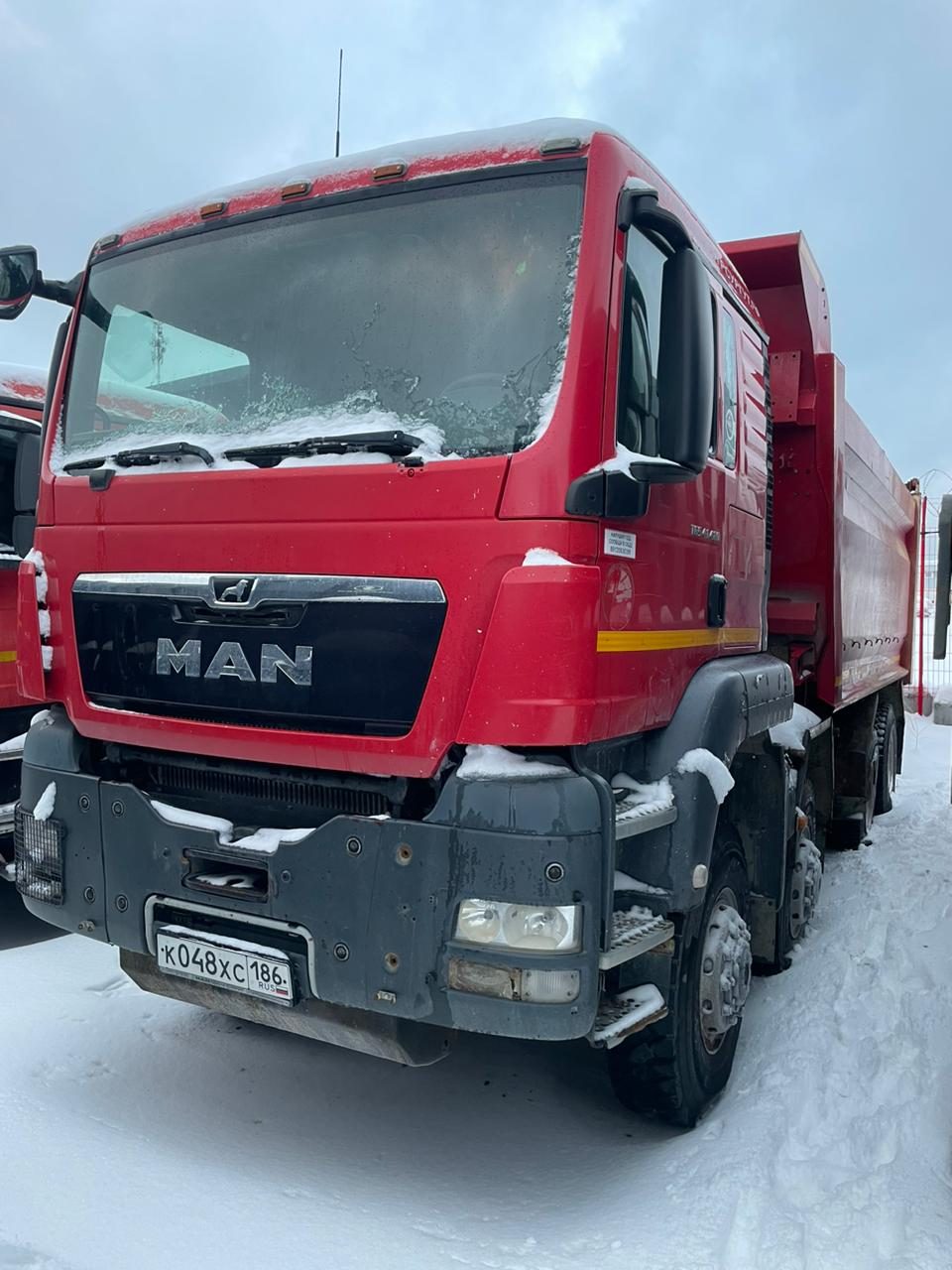 ПКФ RS 4583-0000040 на шасси MAN TGS 8x8 Самосвал