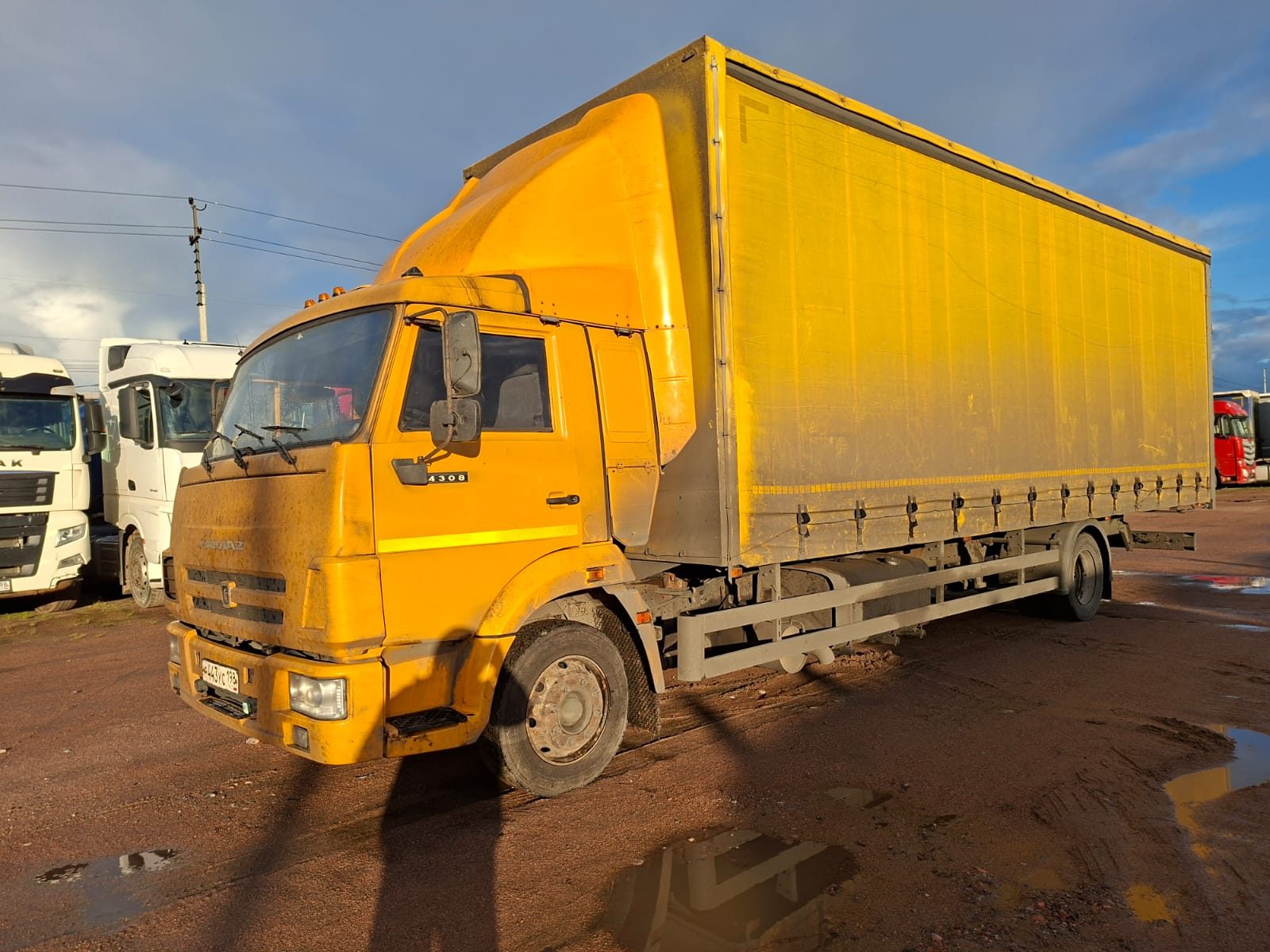 Коммерческие К7В* на шасси КамАЗ 4308 4x2 Бортовой (Евроборт)