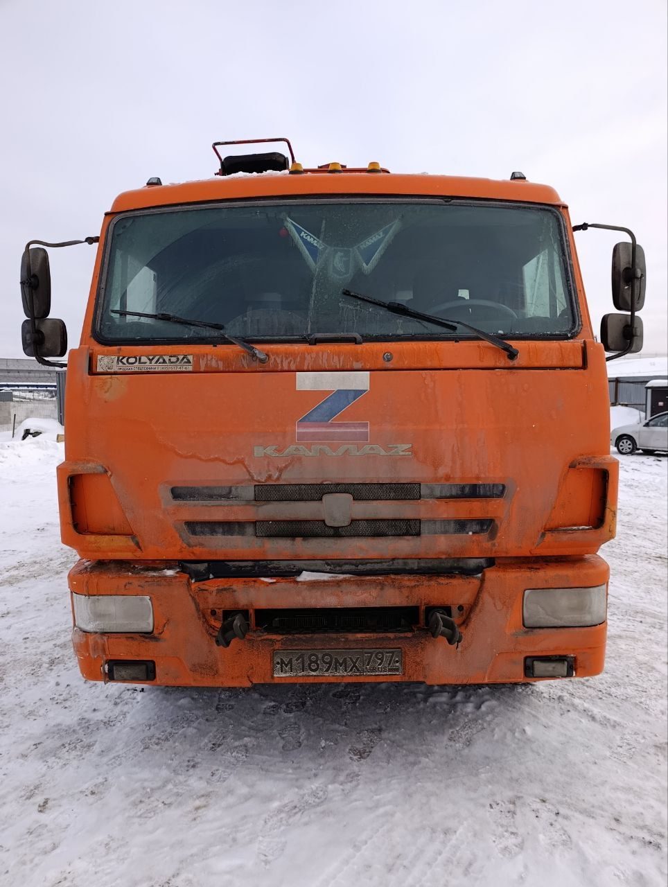 АвтоСтар 6896* на шасси КамАЗ 65115 6x4 Бортовой с КМУ