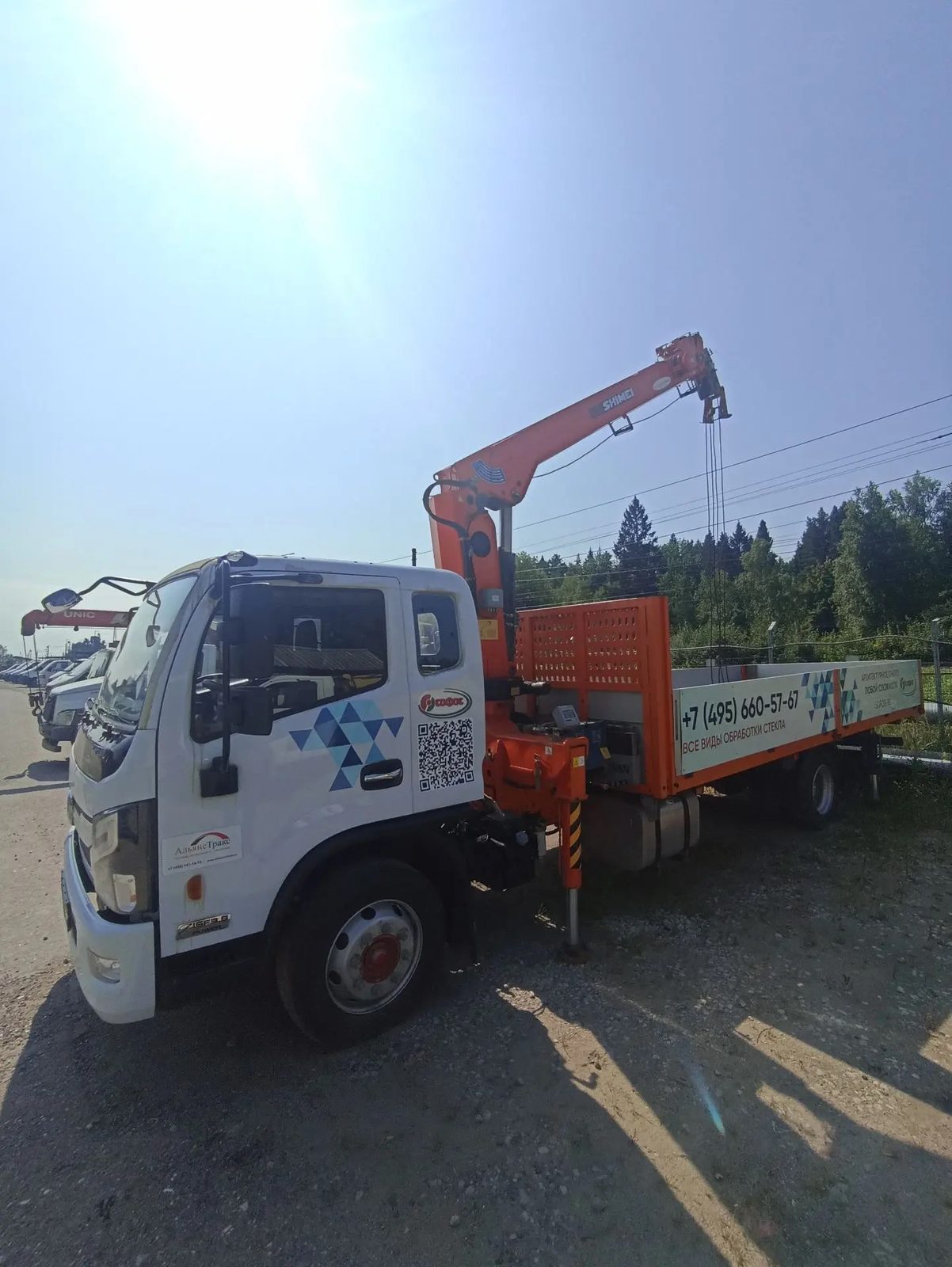 Dongfeng C120 Бортовой с КМУ