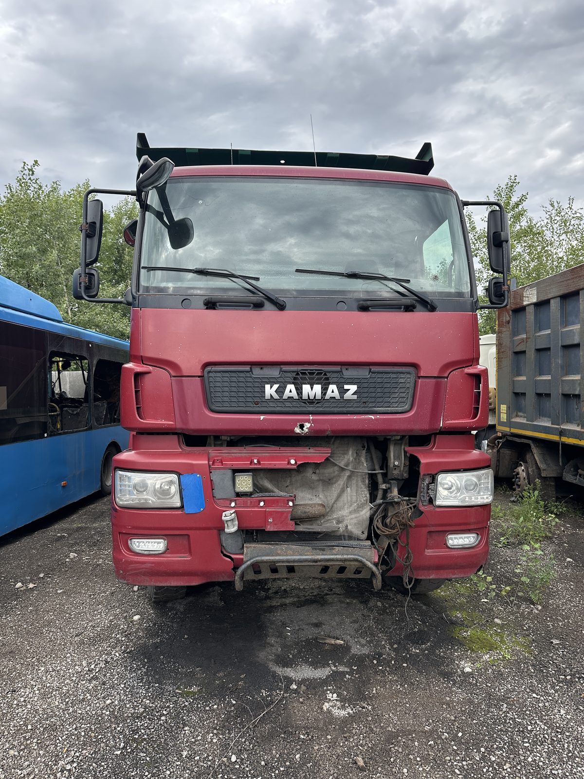 Бецема БЦМ-291 на шасси КамАЗ 65801 8x4 Самосвал