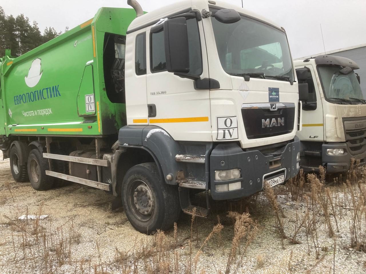 специальной GPM* на шасси MAN TGS 6x4 Мусоровоз
