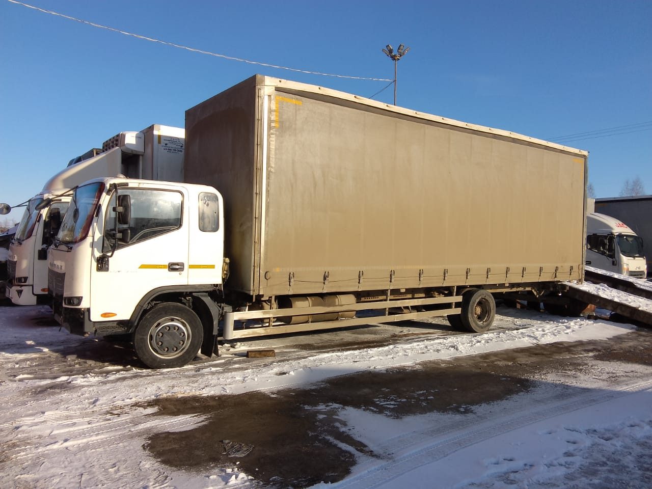 РусТрак 4389* на шасси КамАЗ 43082 4x2 Бортовой (Евроборт)