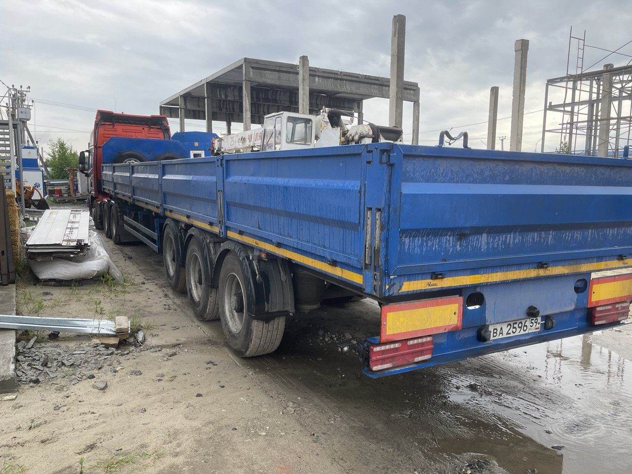 ЧМЗАП 9906* Полуприцеп тяжеловоз 3 оси