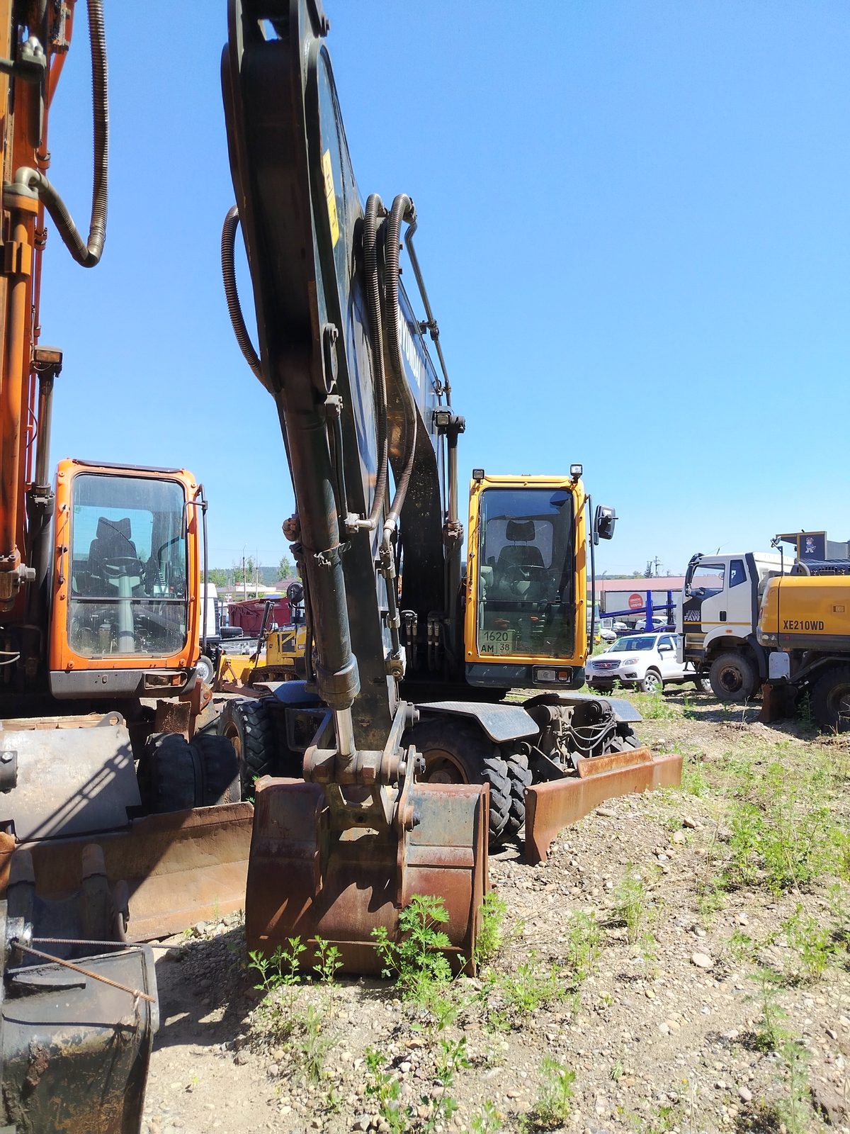 Hyundai R180* Экскаватор колесный