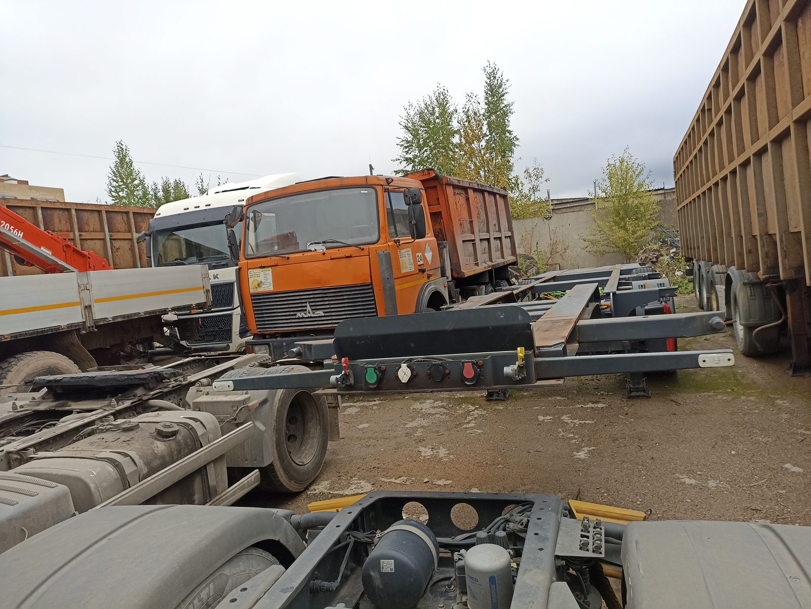 ORTHAUS C4 Полуприцеп контейнеровоз 4 оси