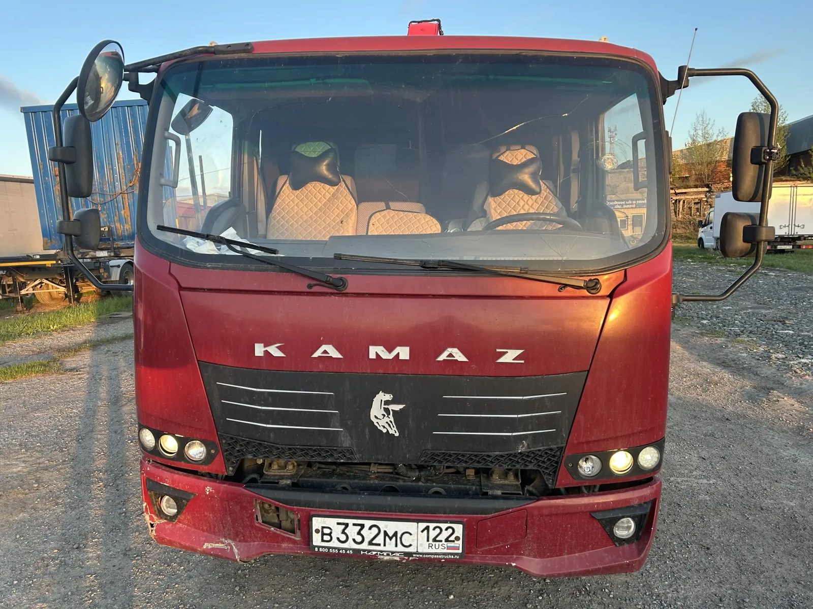 КАМАЗ 6598* на шасси КамАЗ 43089 4x2 Бортовой с КМУ