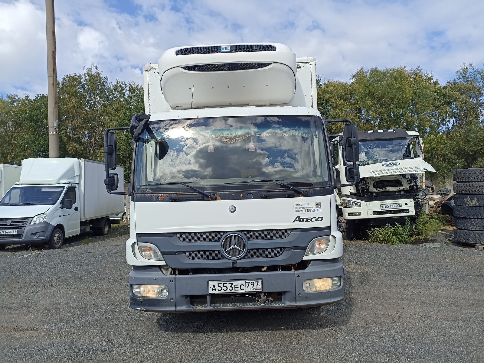 Mercedes-Benz ATEGO 4x2 Изотермический/рефрижератор с гидробортом