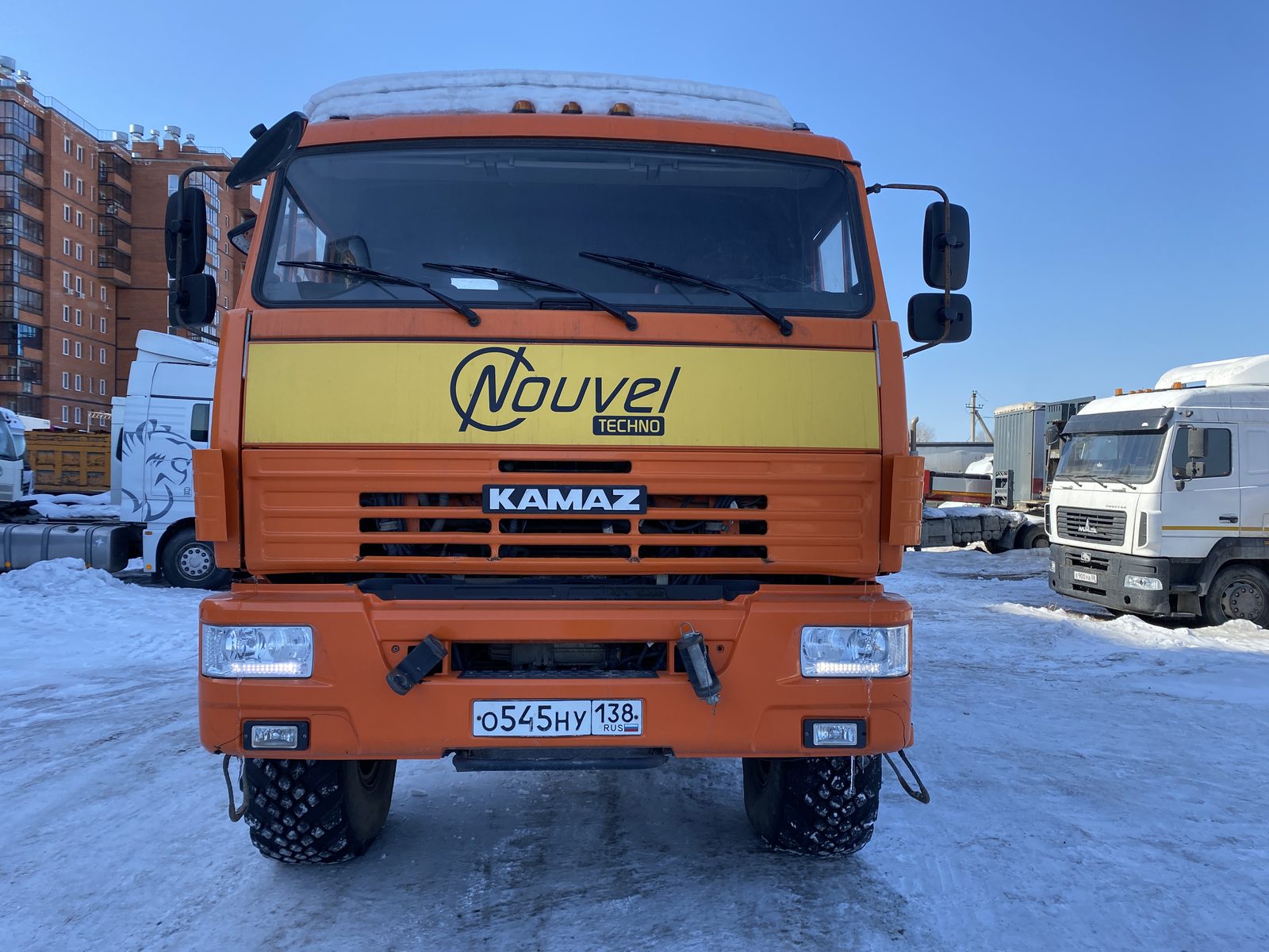КАМАЗ 659100 на шасси КамАЗ 43118 6x6 Бортовой с КМУ
