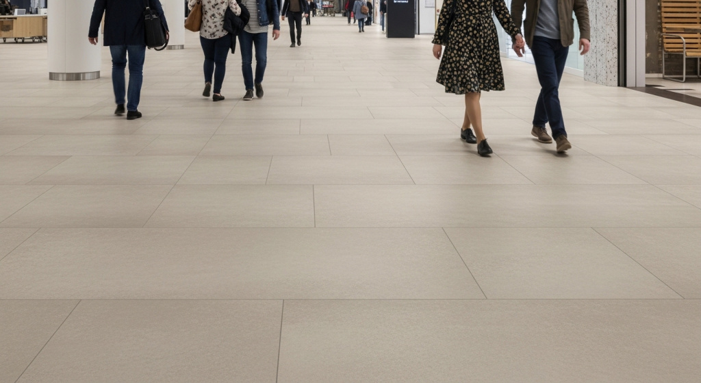 Уложенный керамогранит