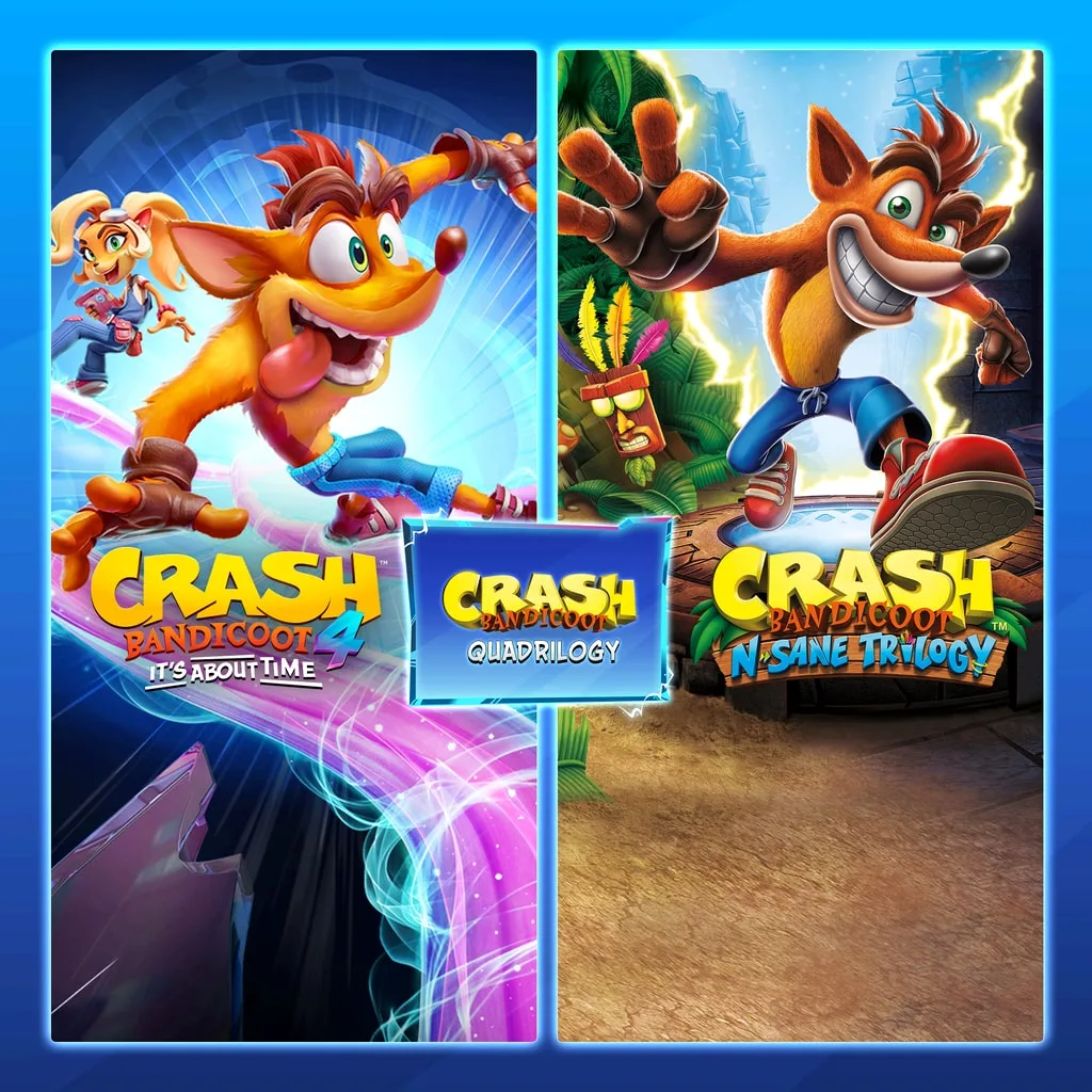 Crash Bandicoot - Quadrilogy Bundle [PS4,&nbsp;PS5] cover
