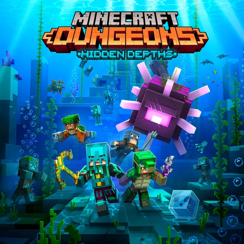 Minecraft Dungeons: Hidden Depths [PS4] cover
