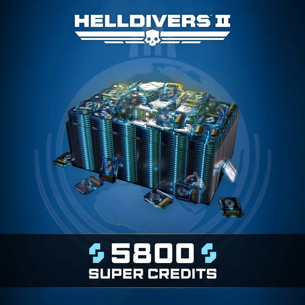HELLDIVERS 2: 5,800 Super Credits cover