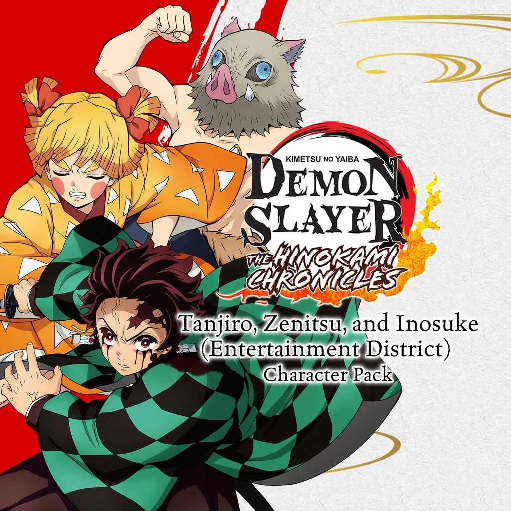 Tanjiro, Zenitsu, and Inosuke (Entertainment District) Character Pack [PS4,&nbsp;PS5] cover