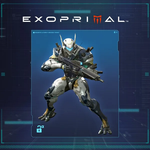Exoprimal - Deadeye α Early Unlock Ticket [PS4, PS5]