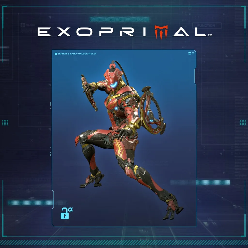 Exoprimal - Zephyr α Early Unlock Ticket [PS4, PS5] cover