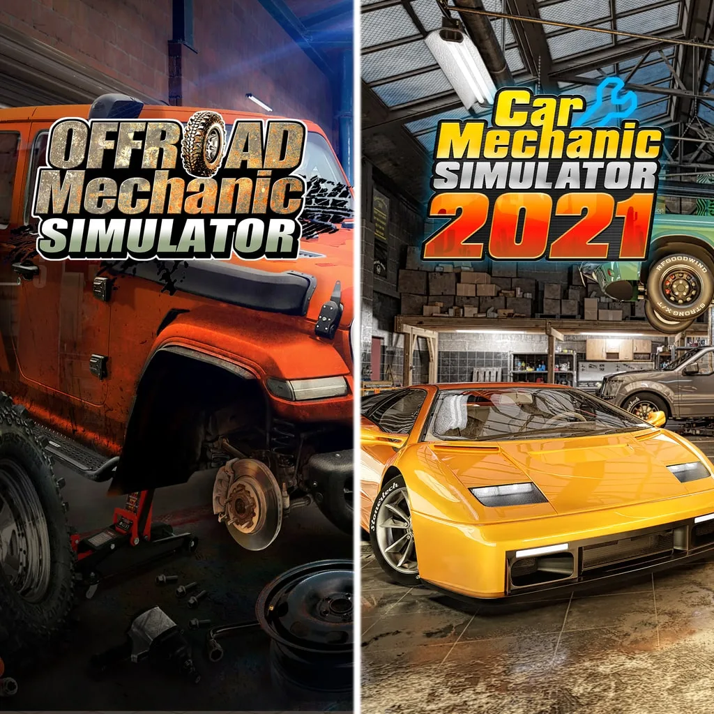 Offroad Mechanic Simulator &amp; Car Mechanic Simulator 2021 [PS5] cover