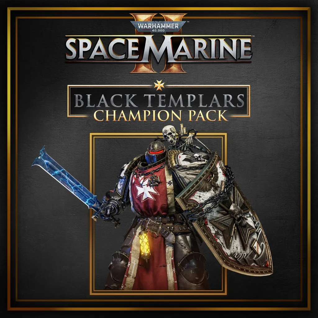 Warhammer 40,000: Space Marine 2 - Black Templars Champion Pack [PS5] - изображение 1