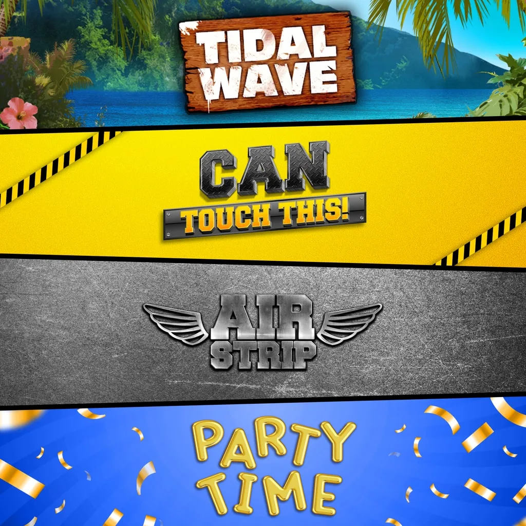 Tidal Wave DLC + Airstrip DLC +Can Touch This DLC + Party Time DLC Bundle [PS4] - изображение 1
