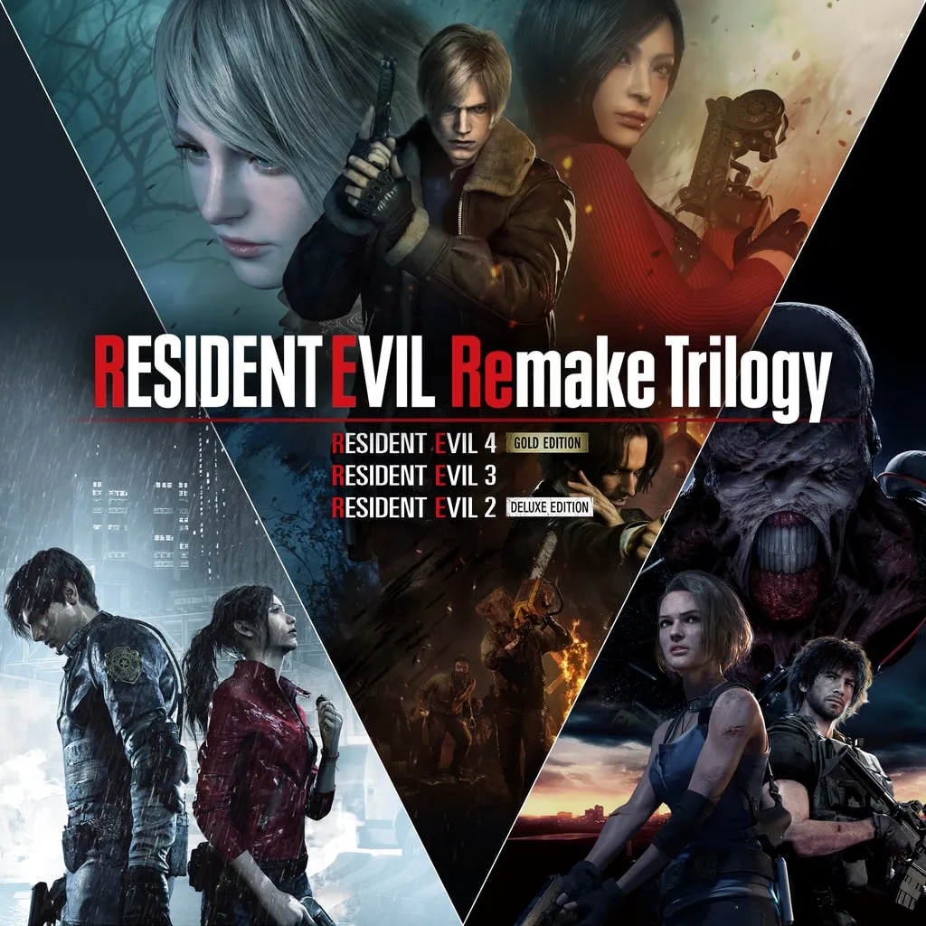 Resident Evil Remake Trilogy [PS4,&nbsp;PS5] cover