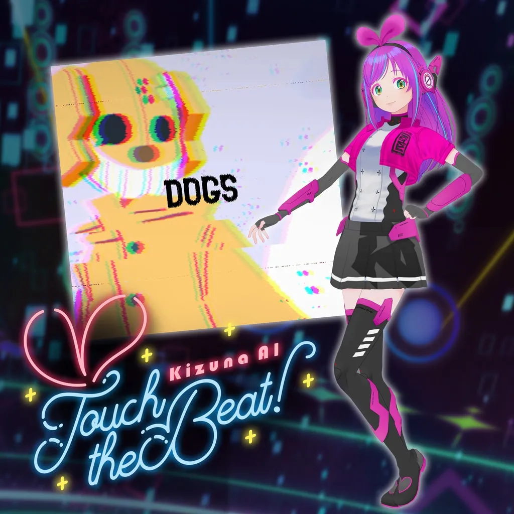 Kizuna AI - Touch the Beat! DLC Model (Costume) "#kzn" + Additional Song "DOGS ⌘HYNOME feat. #kzn" [PS5] cover