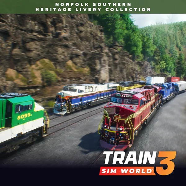 Train Sim World 3: Norfolk Southern Heritage Livery Collection Add-On [PS4,&nbsp;PS5]