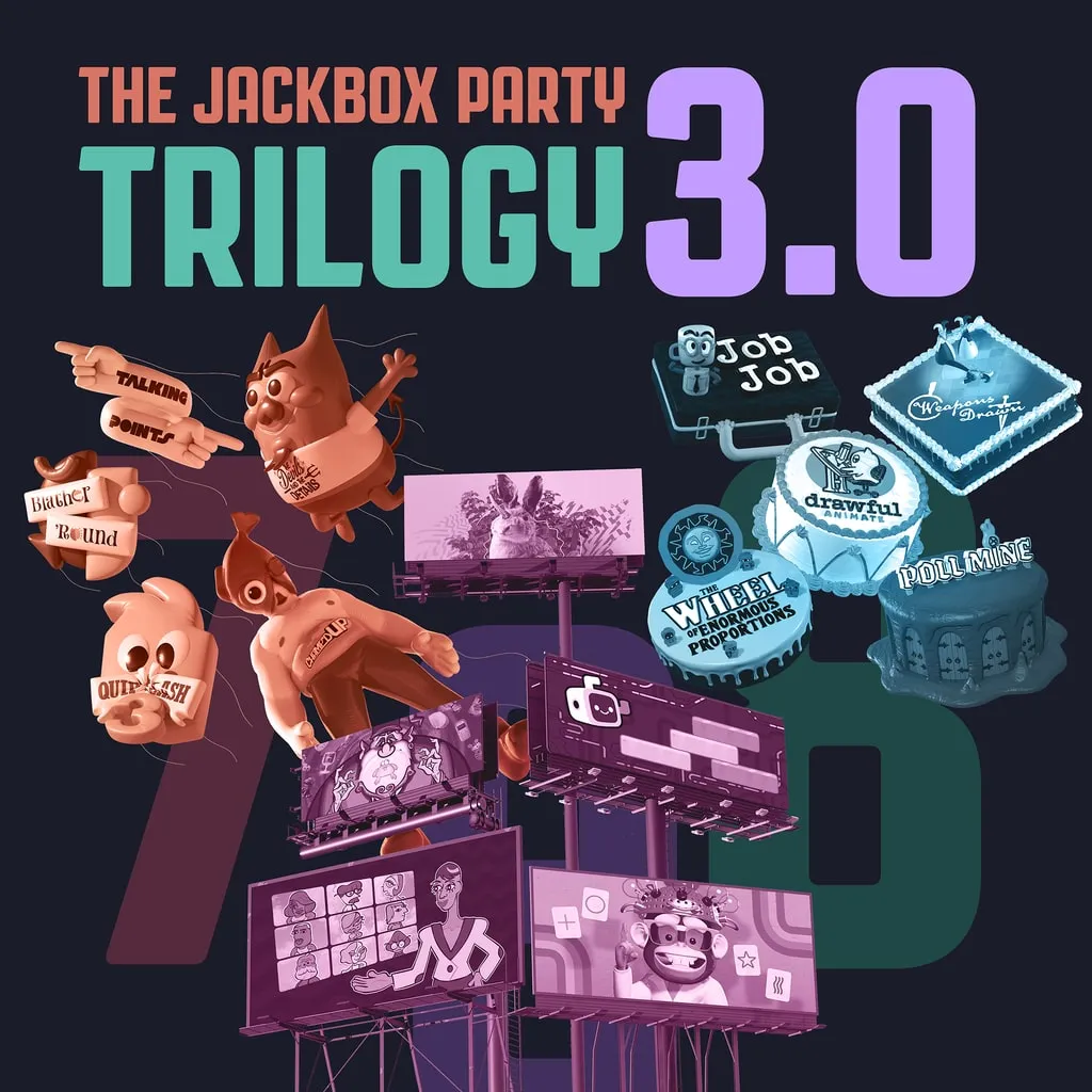 The Jackbox Party Trilogy 3.0 [PS4] cover