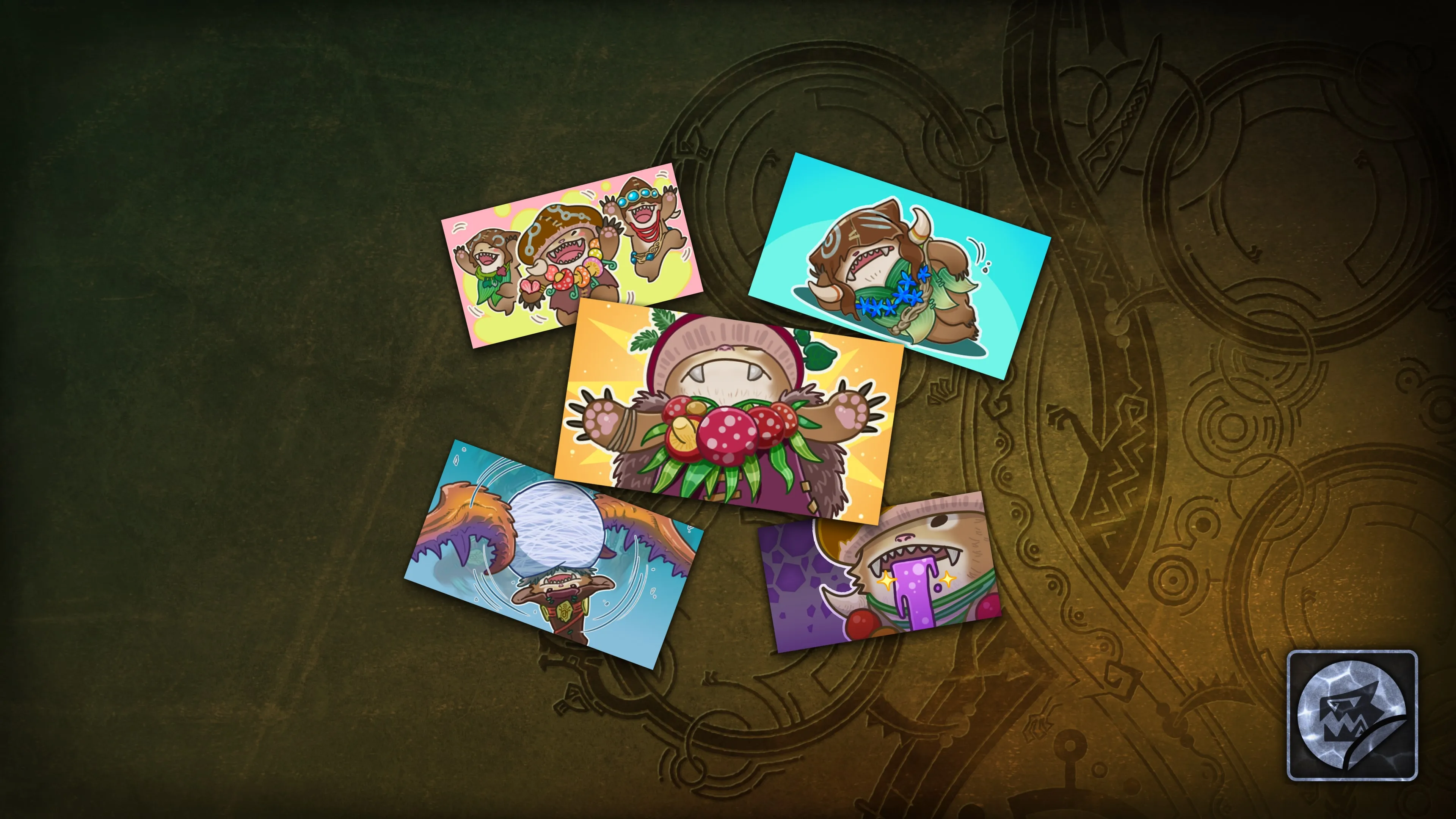 Monster Hunter Wilds - Sticker Set: Whimsical Wudwuds [PS5] - изображение 2