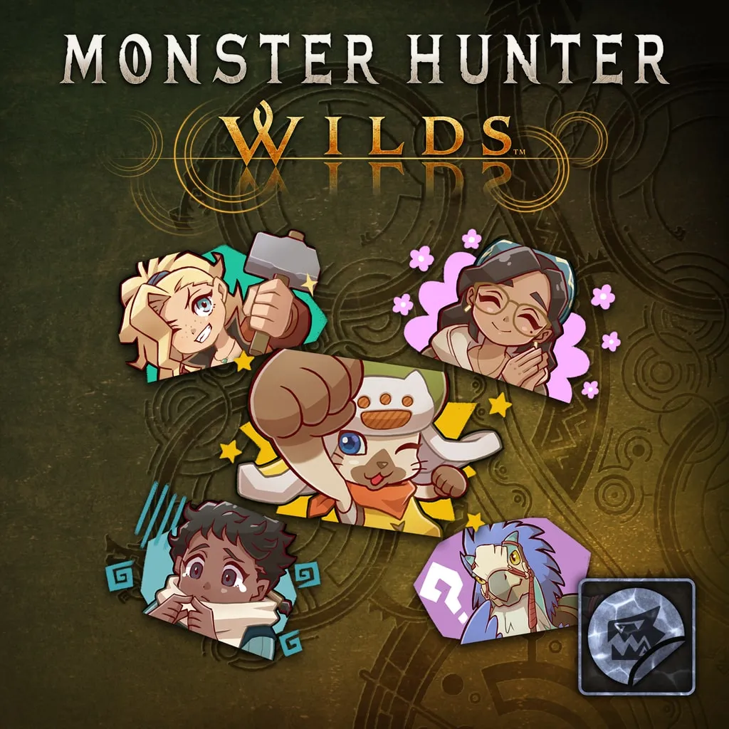 Monster Hunter Wilds - Sticker Set: Avis Unit [PS5] - изображение 1