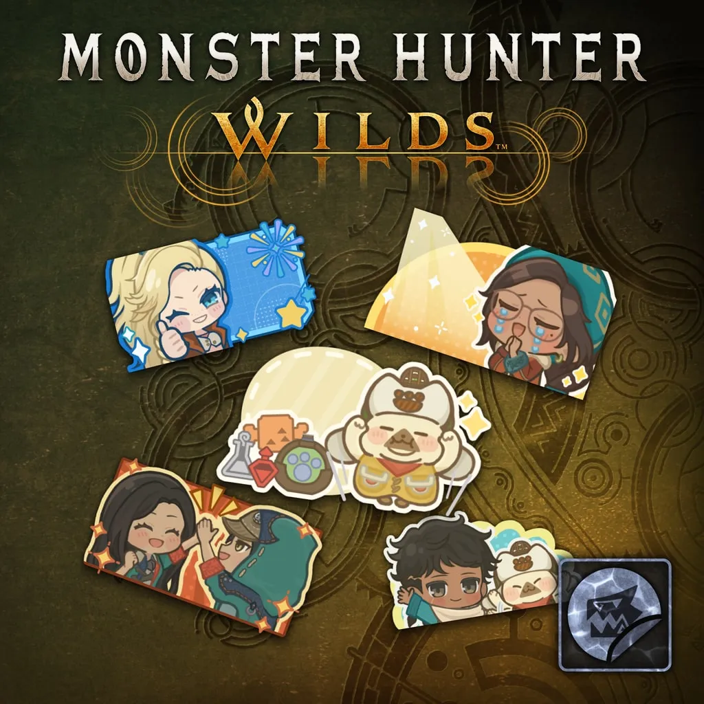 Monster Hunter Wilds - Sticker Set: Avis Unit Greetings [PS5] - изображение 1