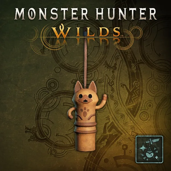 Monster Hunter Wilds - Pendant: Stretched White Cat [PS5]