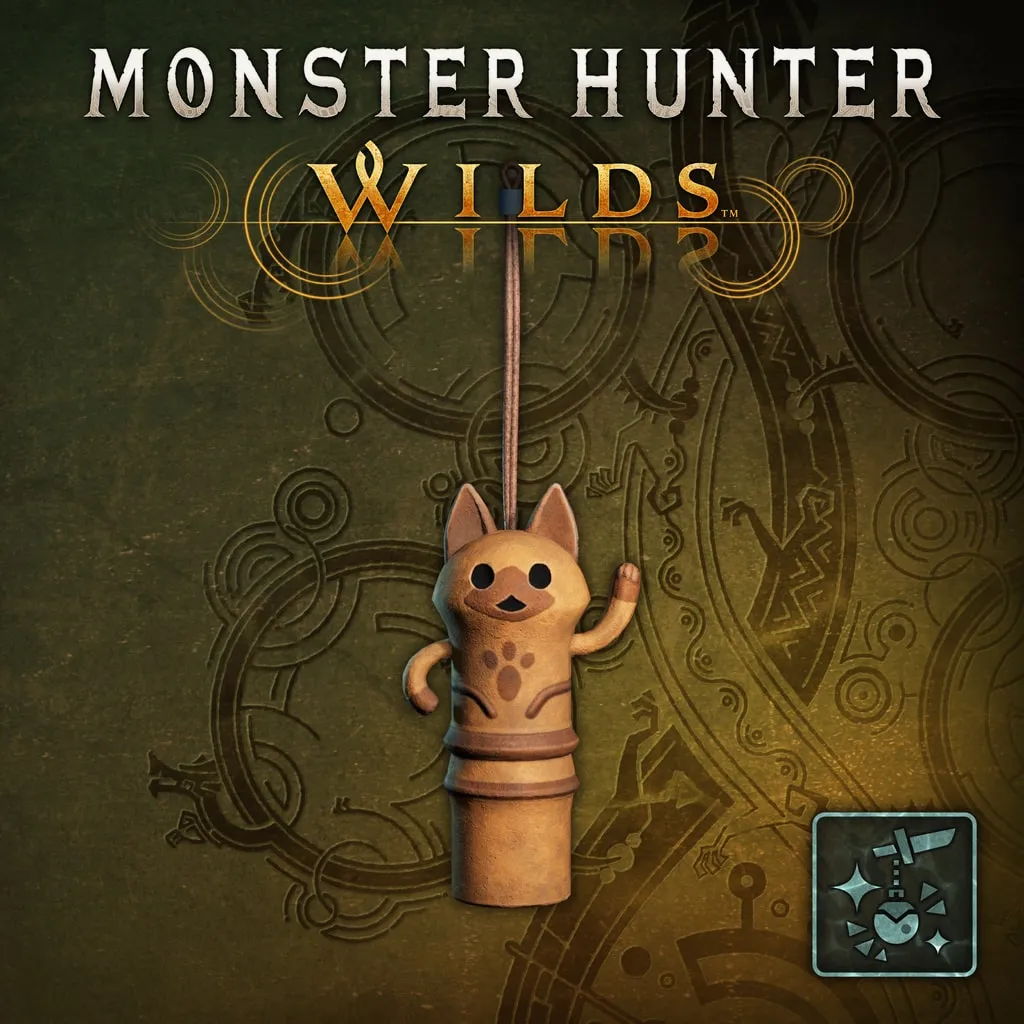 Monster Hunter Wilds - Pendant: Stretched White Cat [PS5] - изображение 1