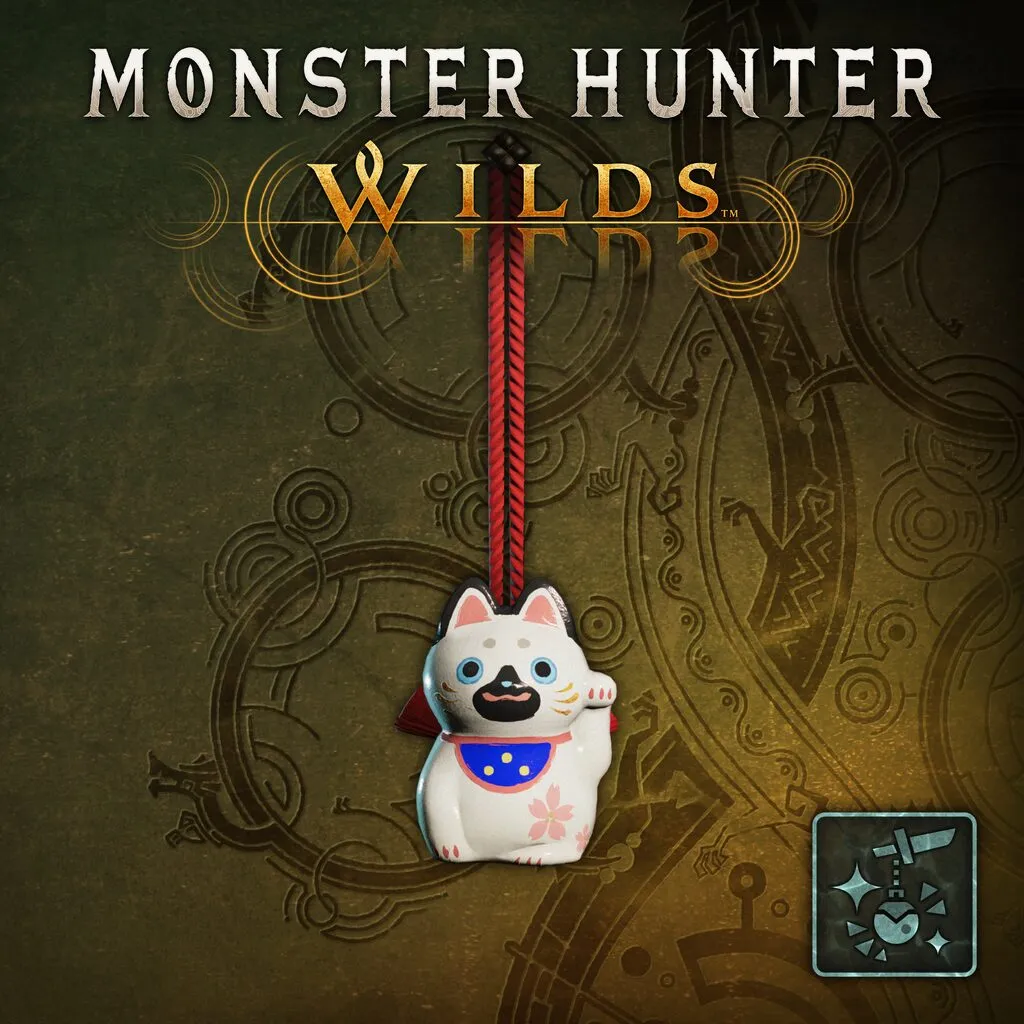 Monster Hunter Wilds - Pendant: White Cat Bell [PS5] - изображение 1