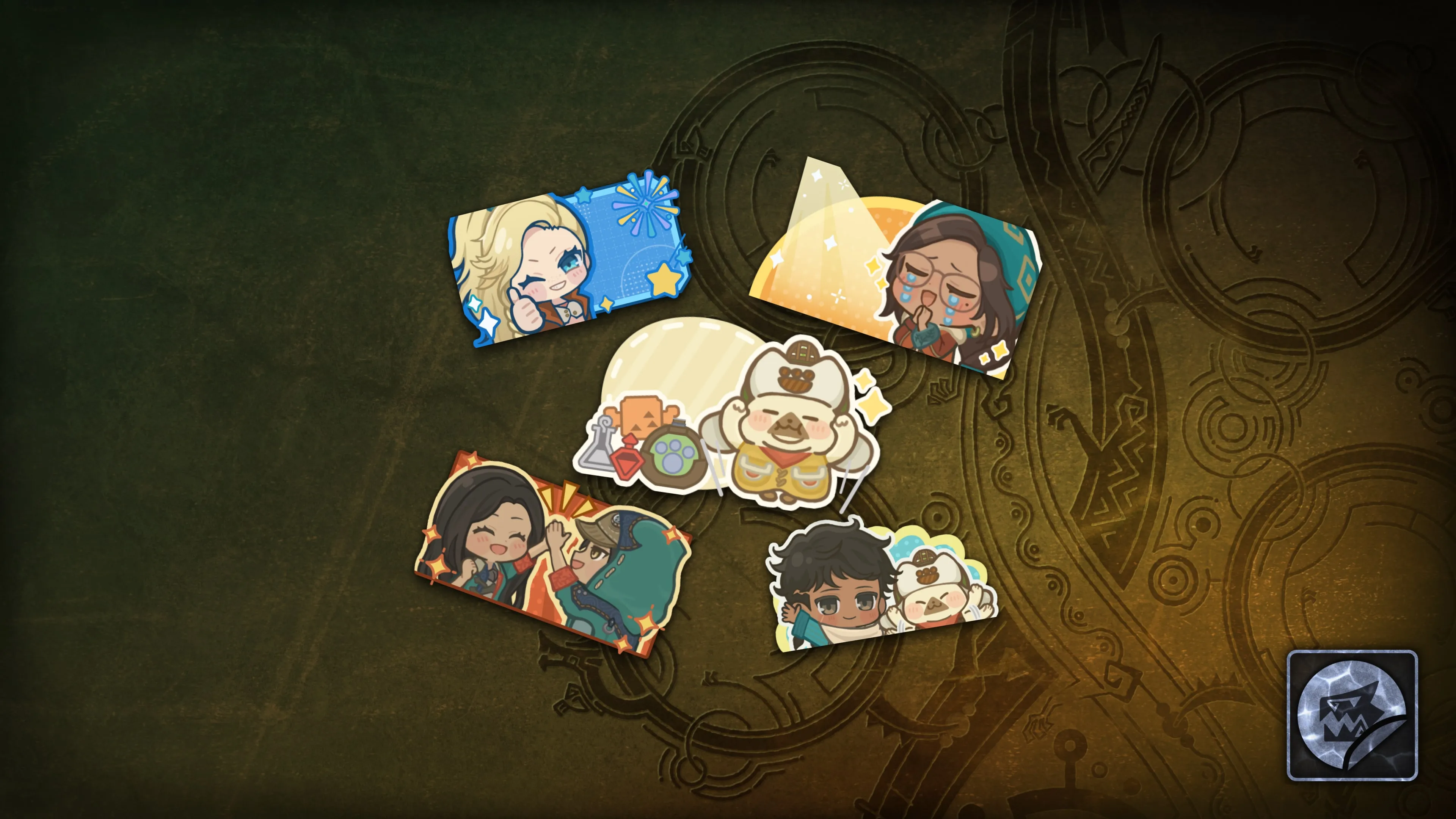 Monster Hunter Wilds - Sticker Set: Avis Unit Greetings [PS5] - изображение 2