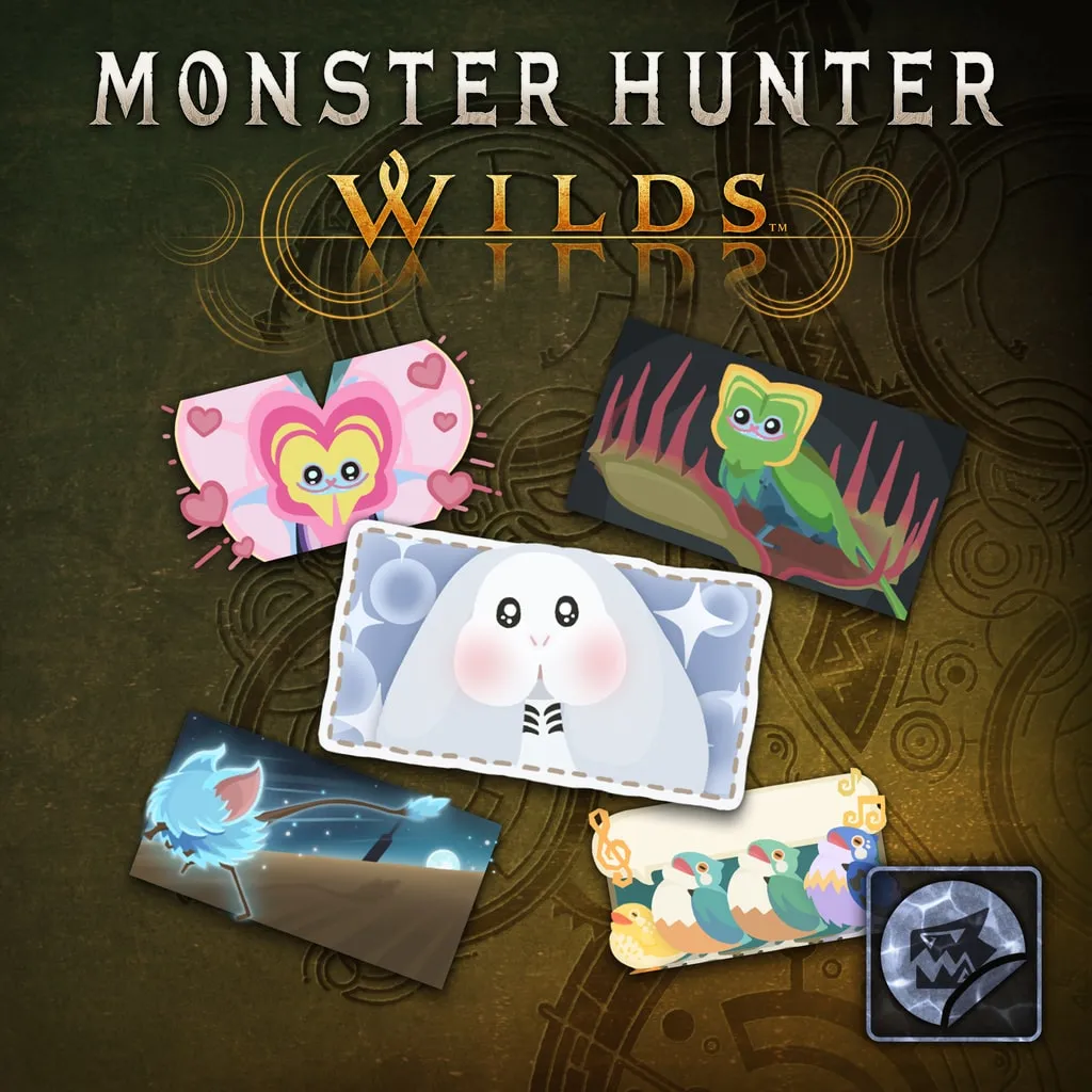 Monster Hunter Wilds - Sticker Set: Endearing Endemic Life [PS5] - изображение 1