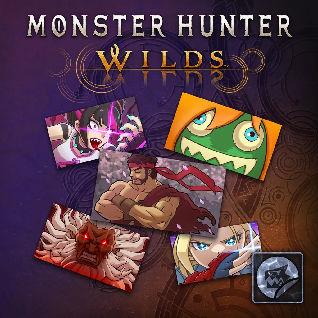 Monster Hunter Wilds - Sticker Set: Street Fighter 6 Set [PS5] - изображение 1