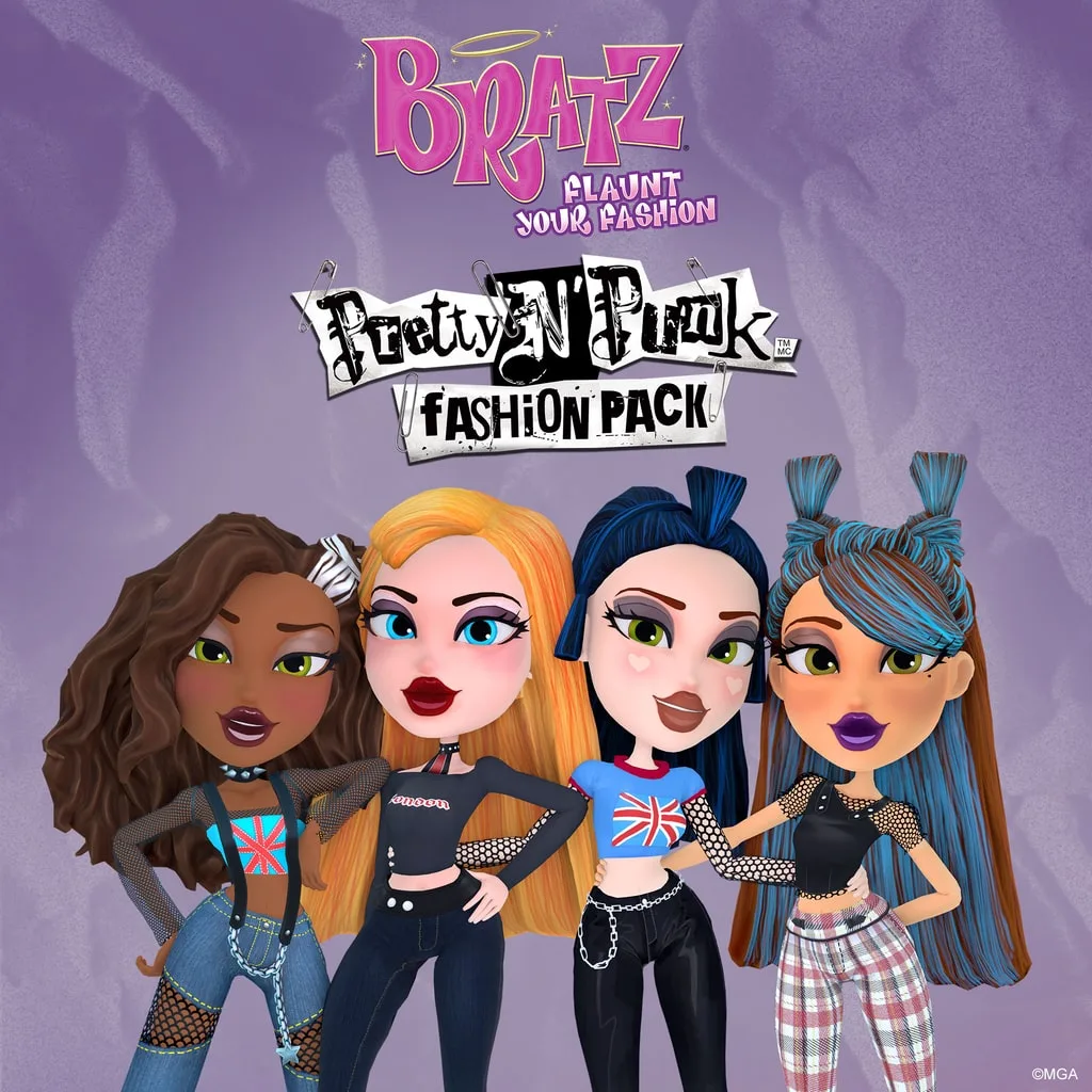 Bratz: Flaunt Your Fashion - Pretty 'N' Punk Fashion Pack [PS4, PS5] - изображение 1
