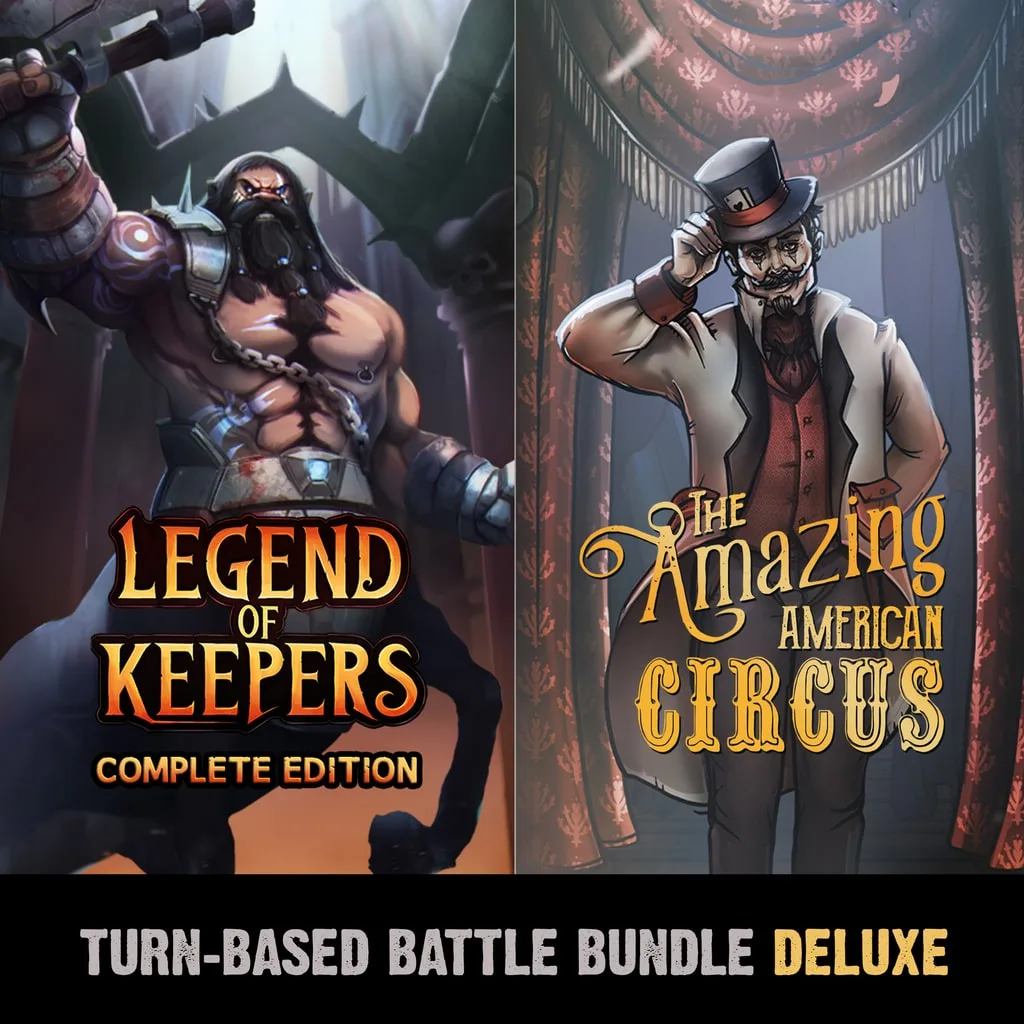 Turn-Based Battle Deluxe Bundle: The Amazing American Circus &amp; Legend of Keepers [PS4, PS5] cover