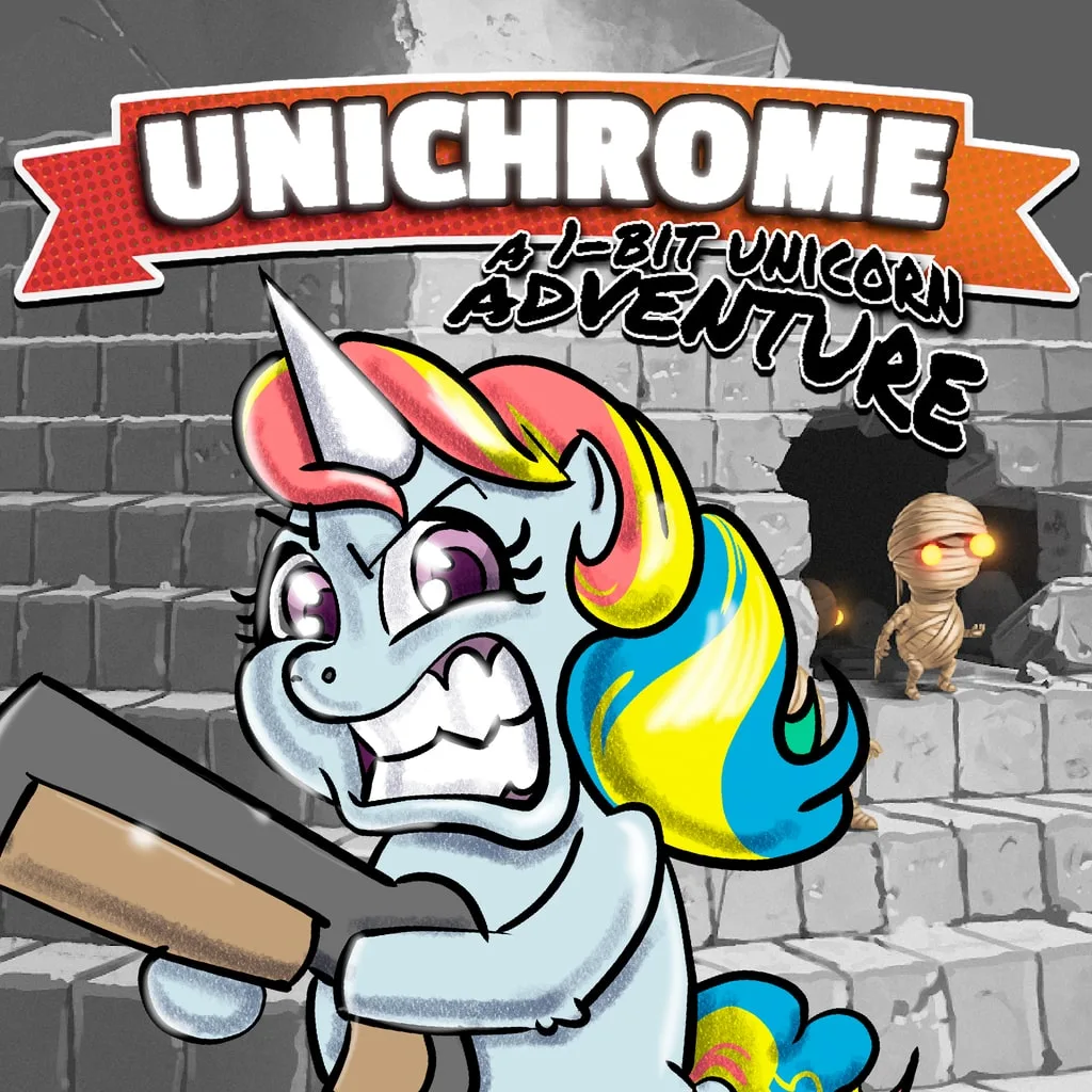 Unichrome: A 1-Bit Unicorn Adventure [PS4,&nbsp;PS5] - изображение 1