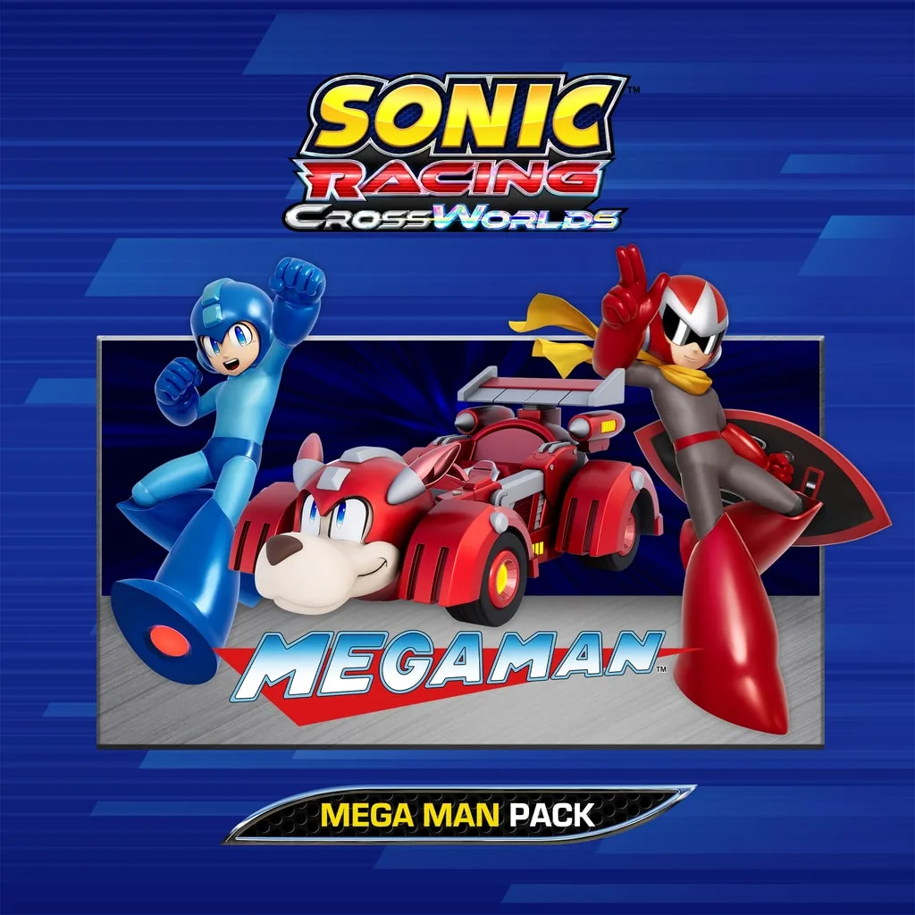 Sonic Racing: CrossWorlds - Mega Man Pack [PS4,&nbsp;PS5] cover