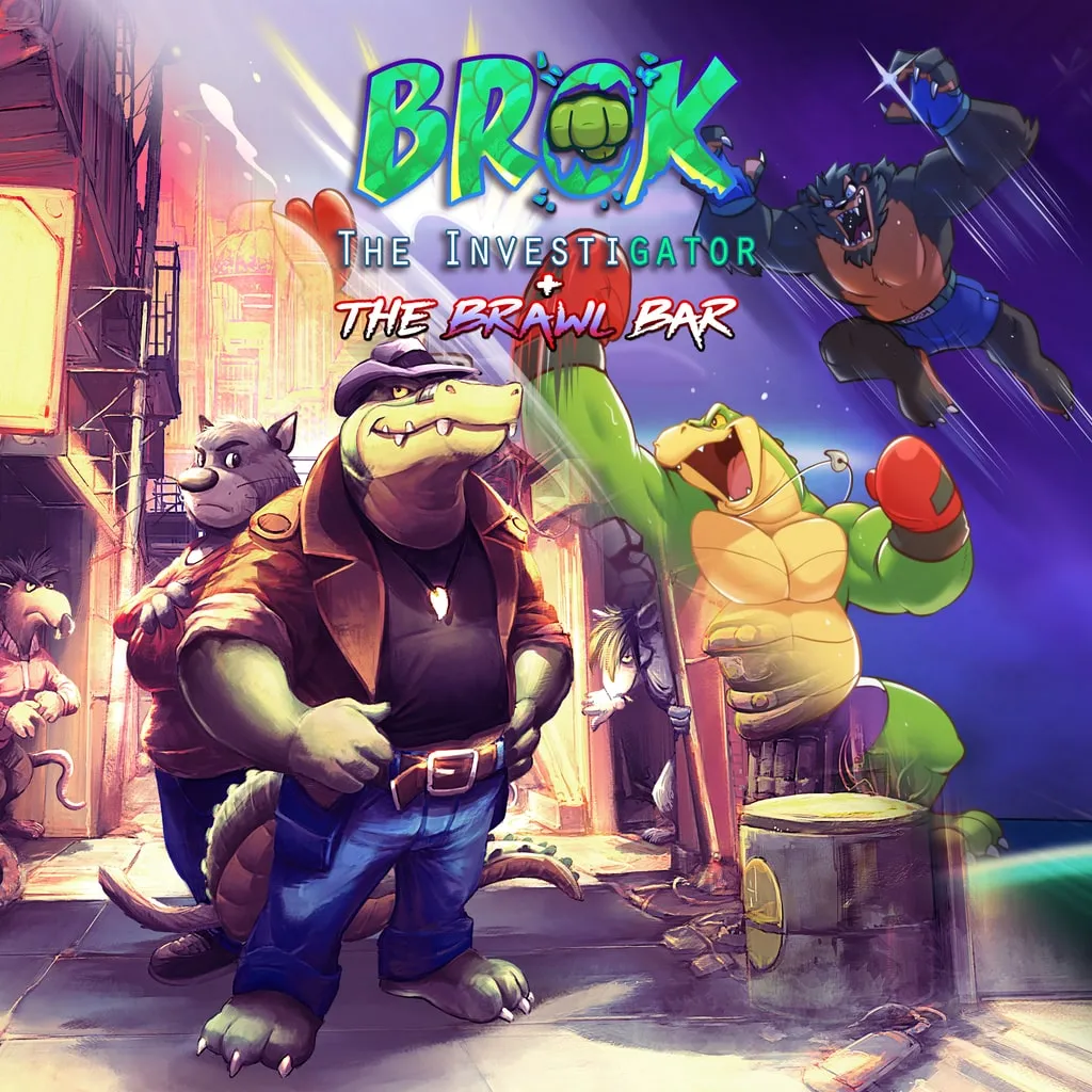 BROK the InvestiGator + The Brawl Bar [PS4] cover