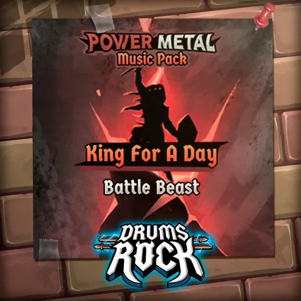 Drums Rock: Battle Beast - 'King for a Day' [PS5]
