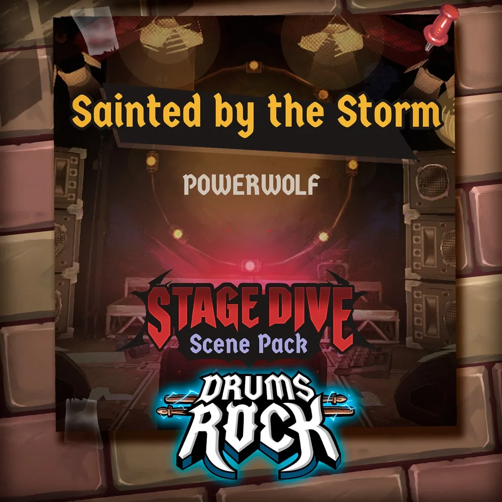 Drums Rock: Powerwolf - 'Sainted by The Storm' [PS5] cover