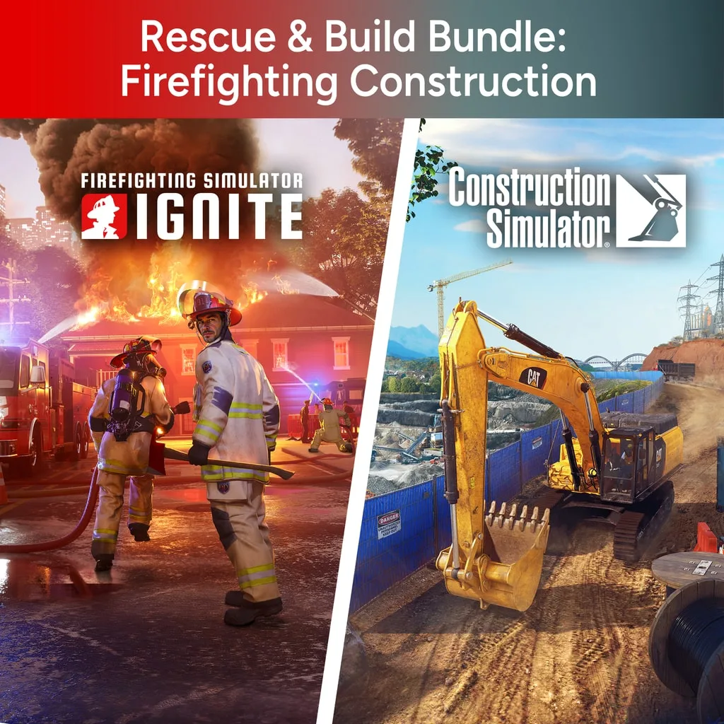 Rescue &amp; Build Bundle: Firefighting Construction [PS5] cover