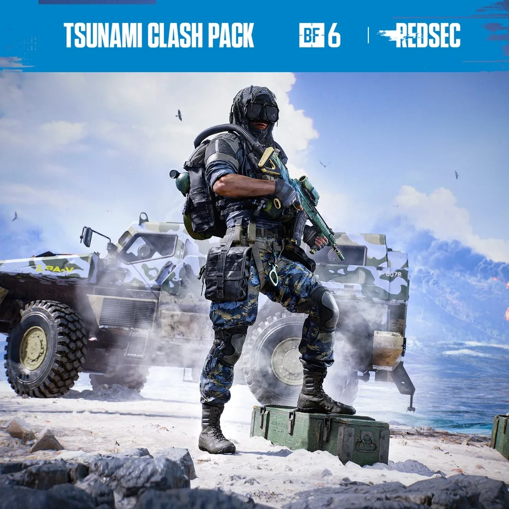 Tsunami Clash Pack - Battlefield 6 and REDSEC cover