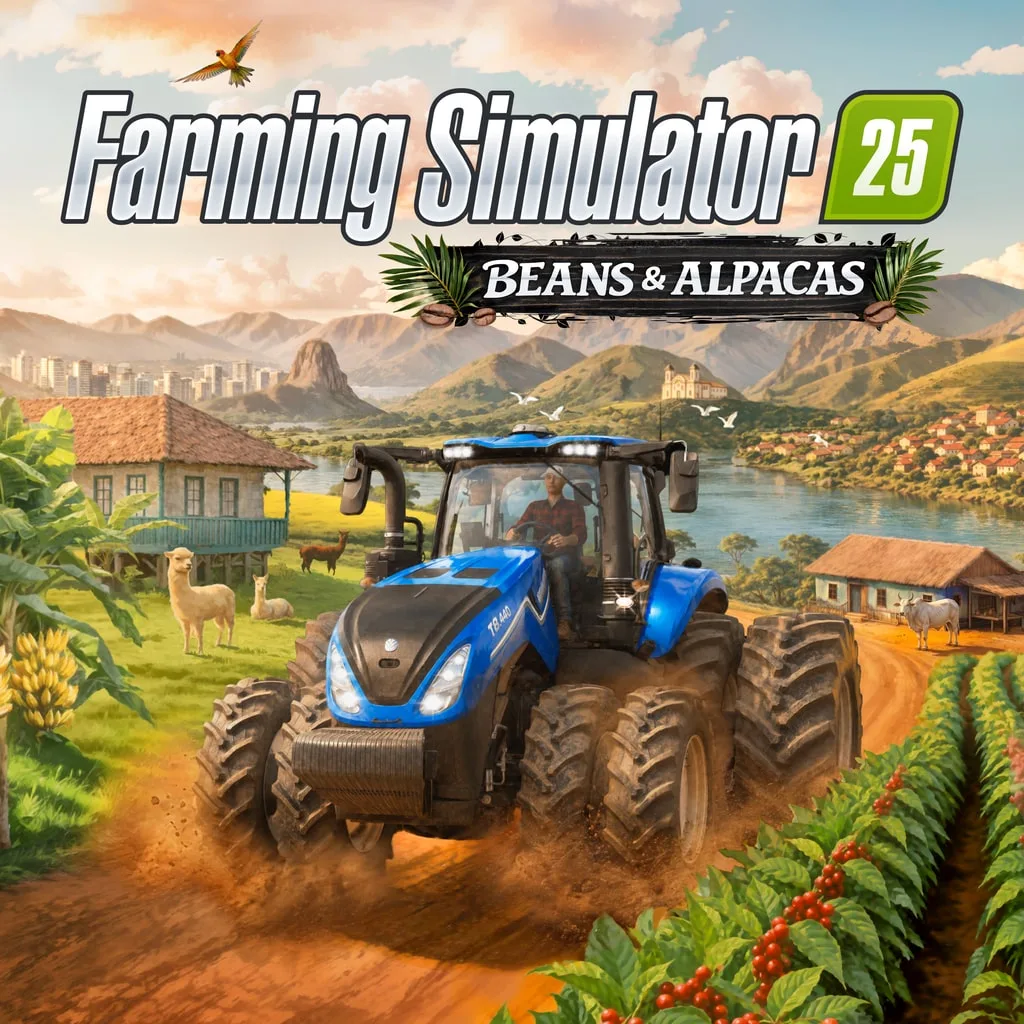 Farming Simulator 25: Beans &amp; Alpacas Edition [PS5] cover